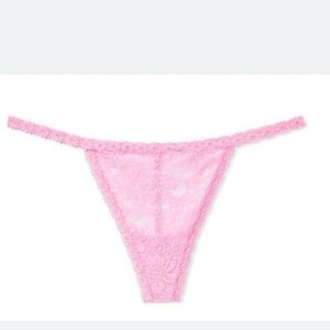 Victoria's Secret Fairy Pink Lace G-String Panty